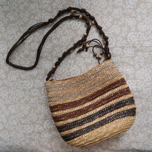 Wicker Tote Bag Shoulder Bag
